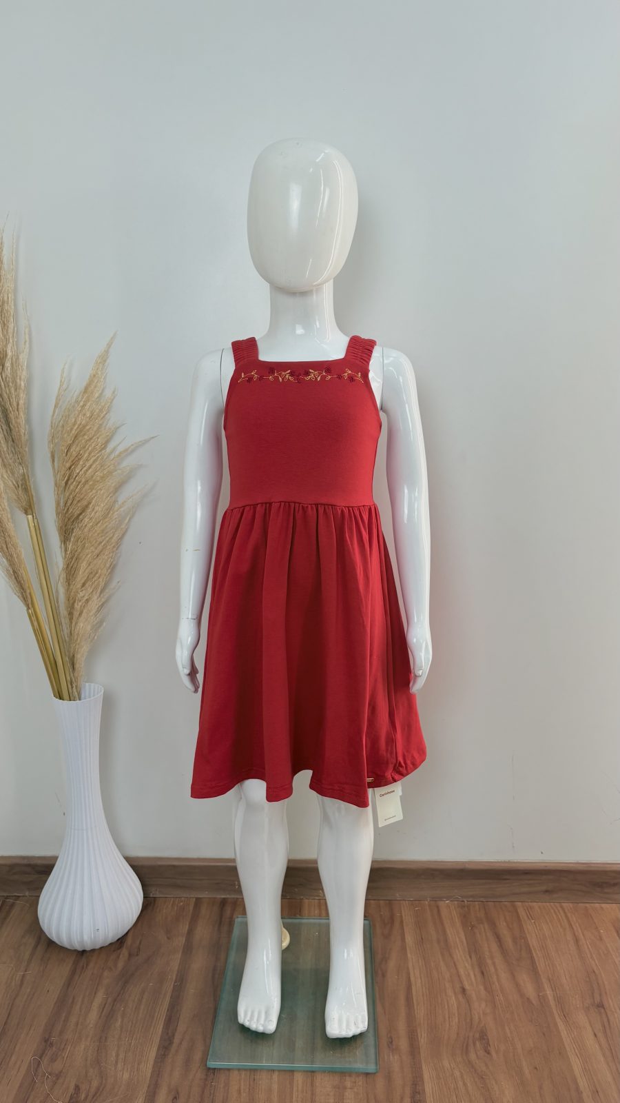 VESTIDO FEM INF C/ALÇ
