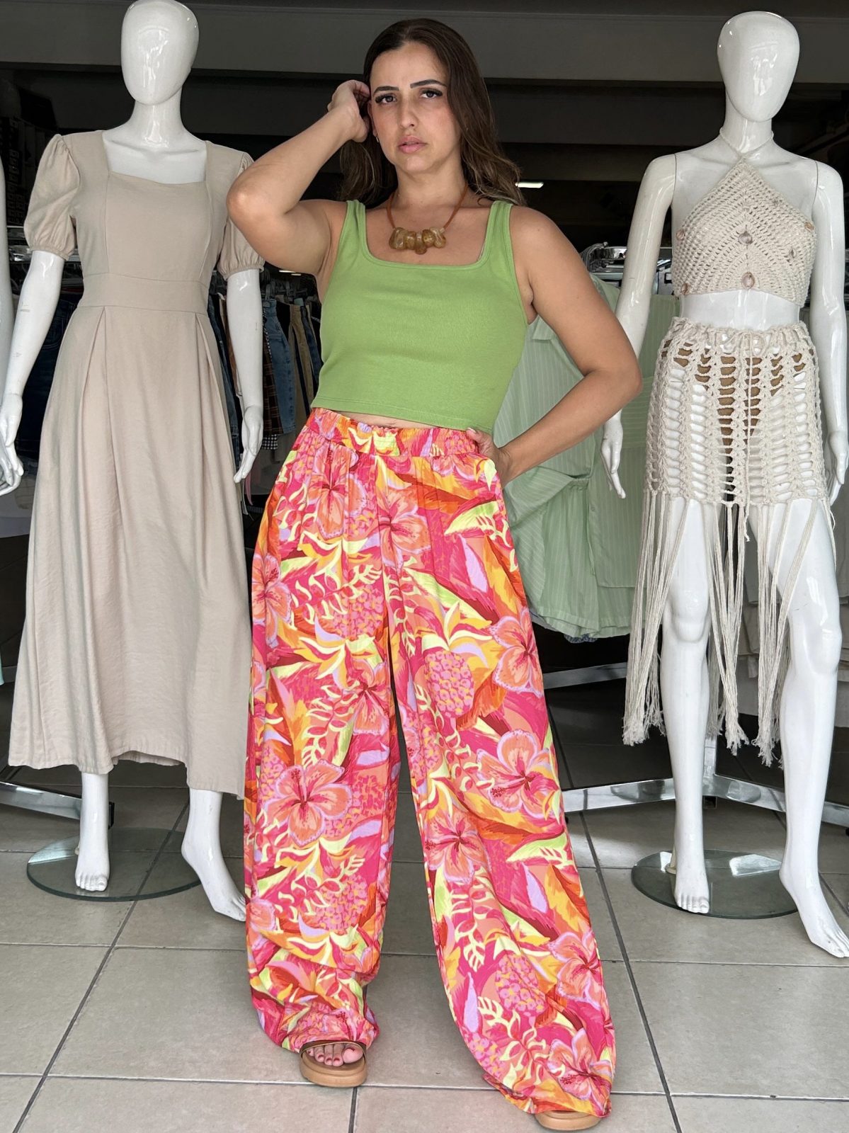 CALÇA FEM WID LEG R09