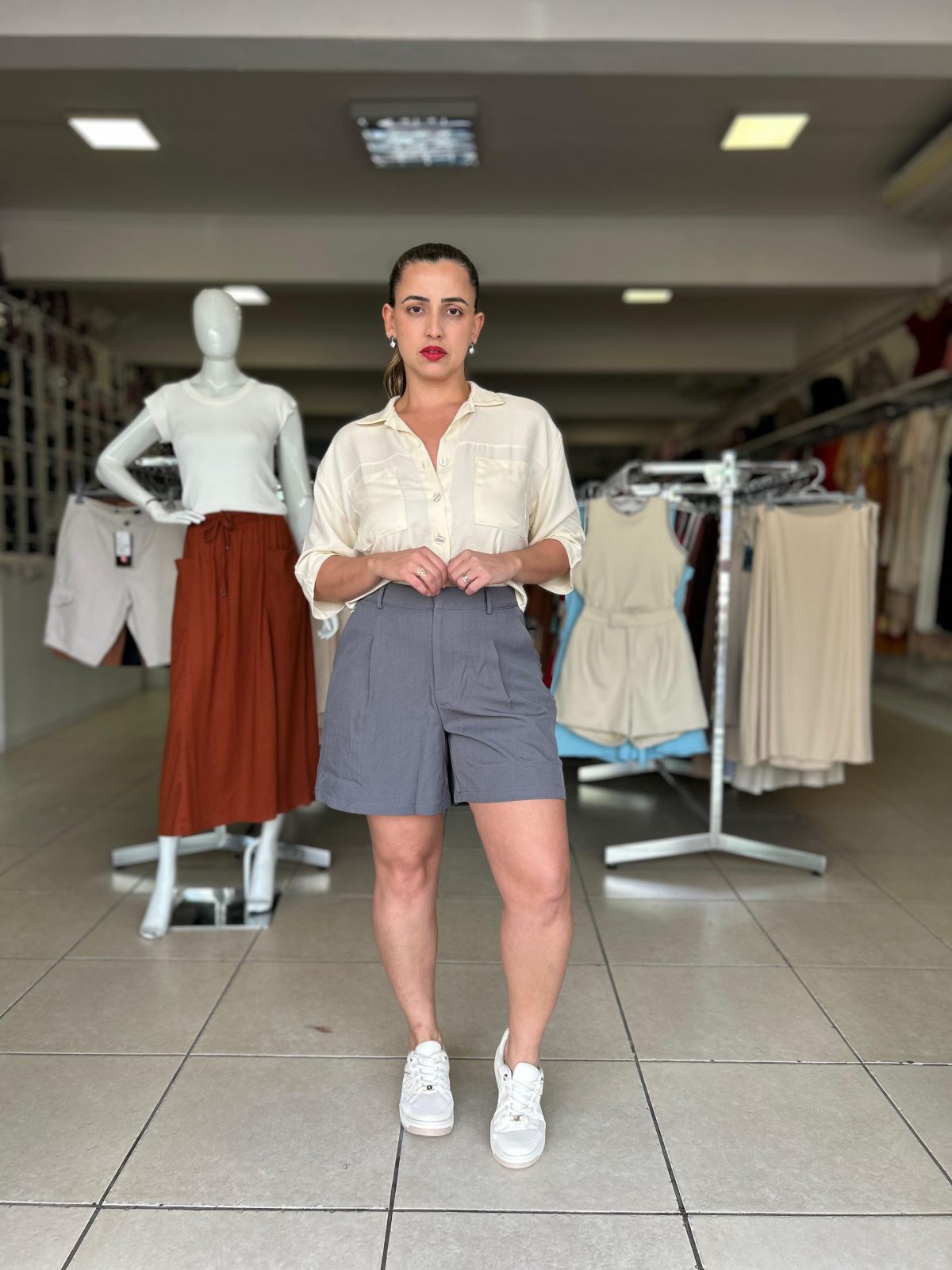 CAMISA FEM MM CROPD