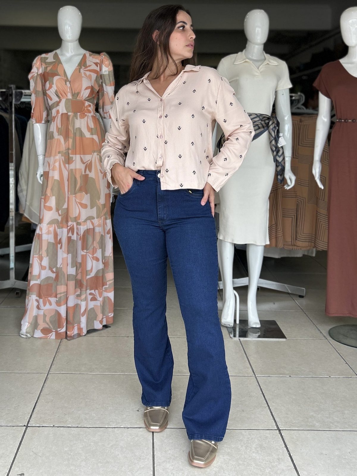CALÇA FEM FLARE R03