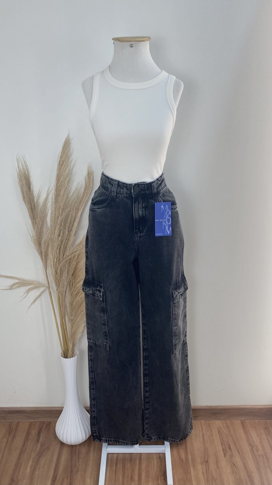 CALÇA FEM ADT WIDELEG CARGO