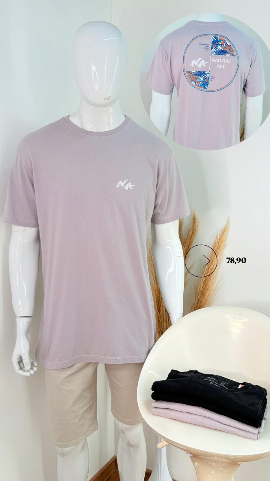 CAMISETA MASC MM R49