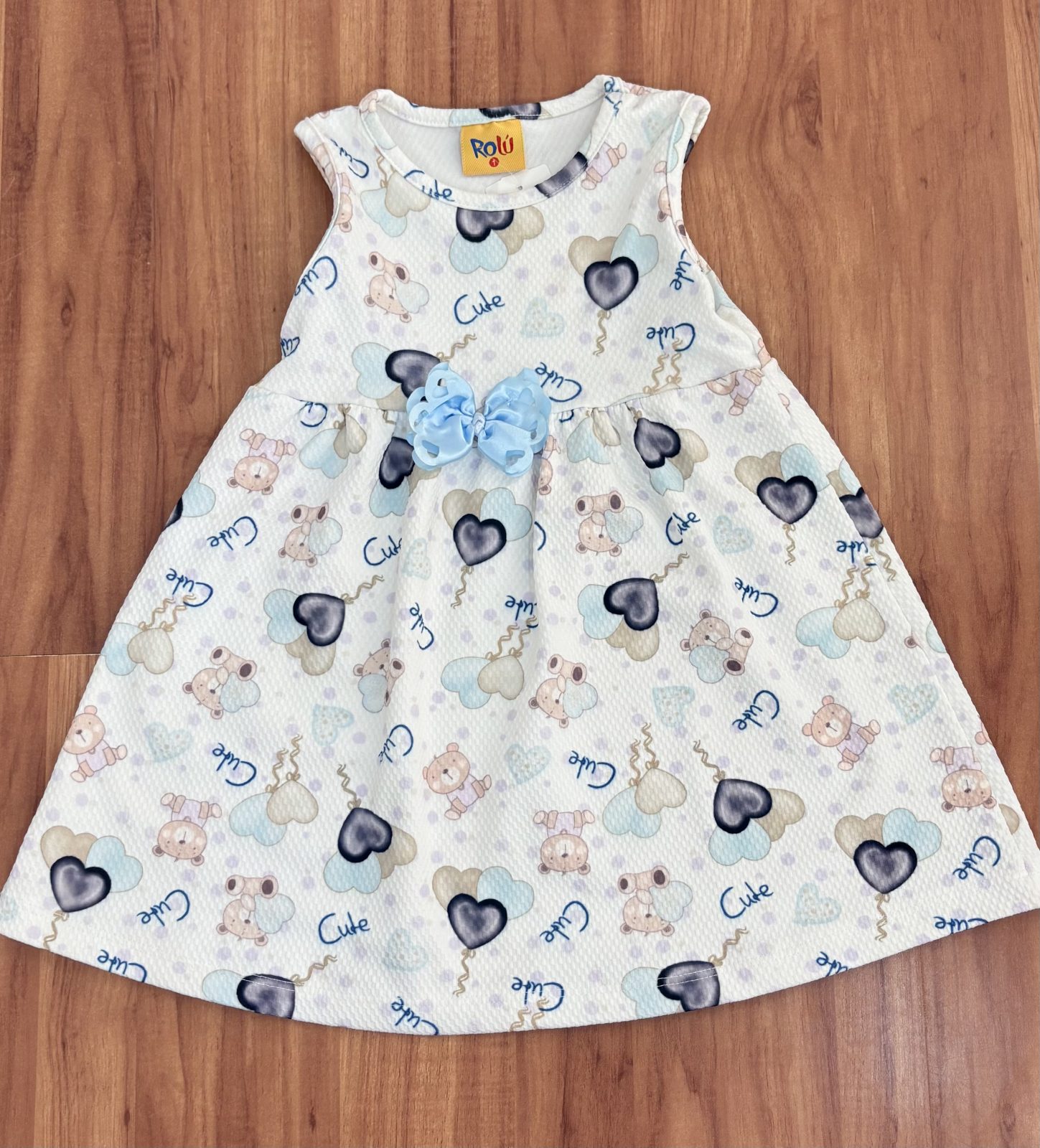 VESTIDO FEM INF SM ROLU