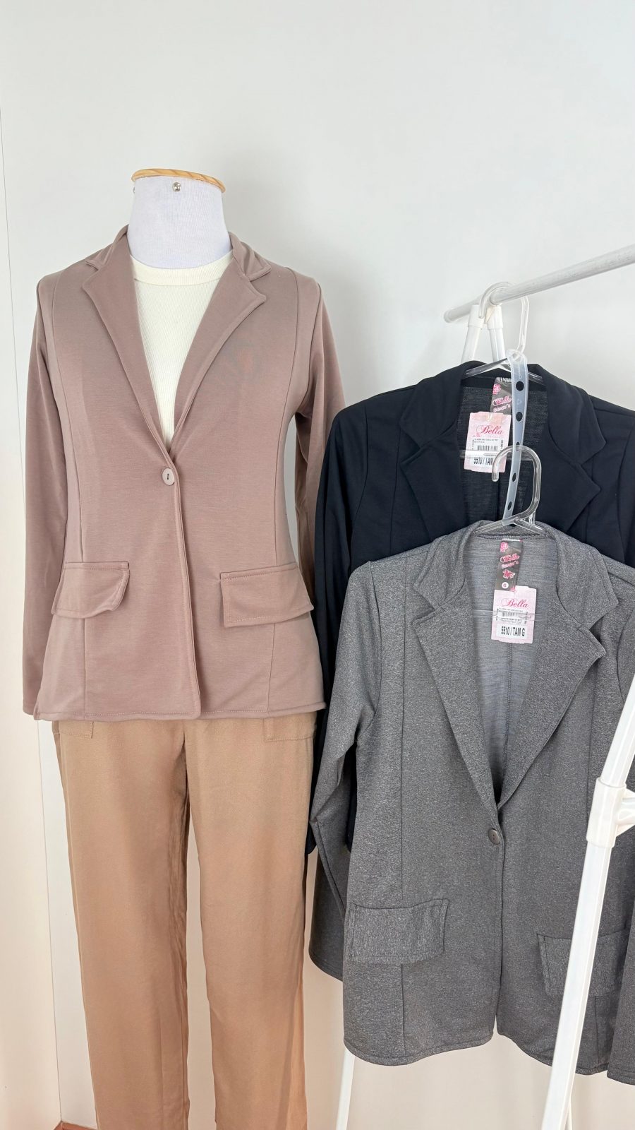 BLAZER FEM C/BOLSO