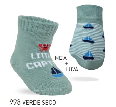 KIT LUVA+MEIA BB MASC