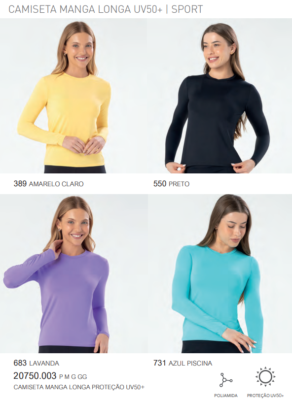 BLUSA FEM ADT ML PROTCAO UV