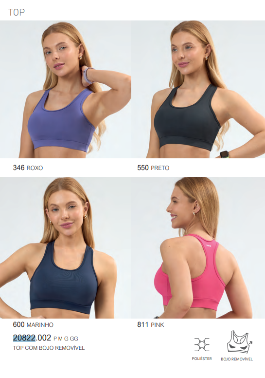 TOP FEM ADT FIT C/BJO