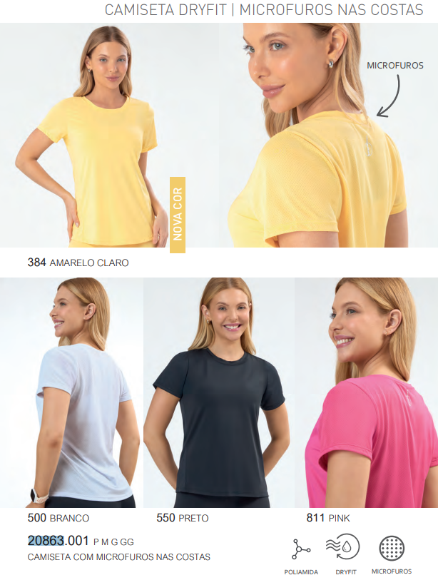 BLUSA FEM ADT MM DRY FIT
