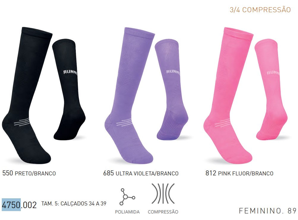 MEIA FEM D/COMPRESSÃO