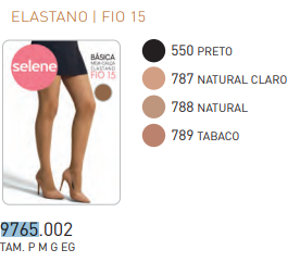 MEIA CALCA FIO 15 R132