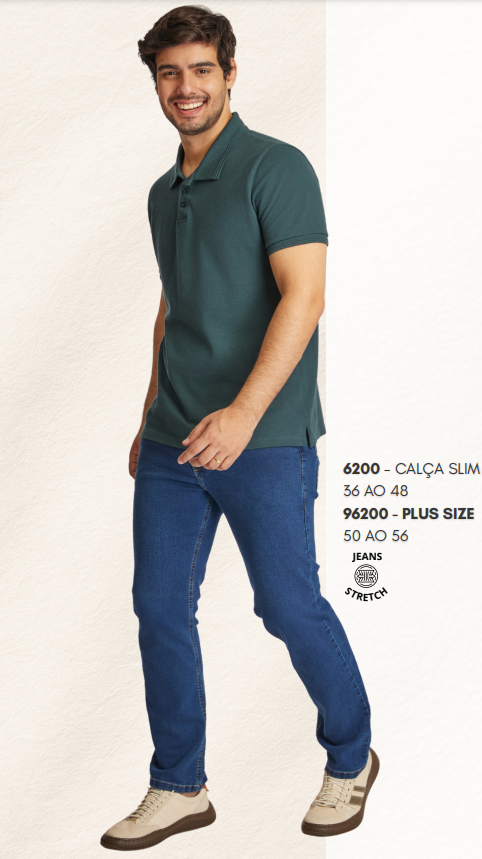 CALÇA MASC SLIM R12