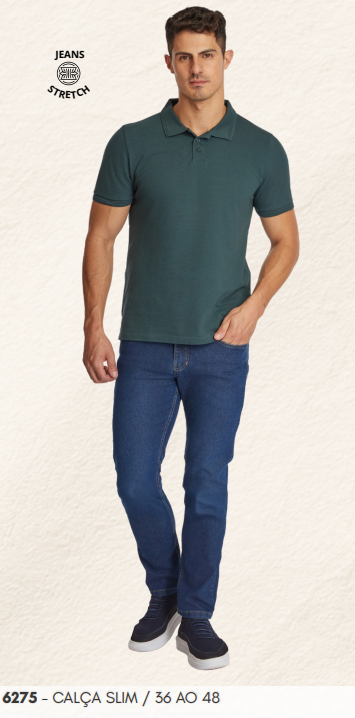 CALÇA MASC ADT SLIM