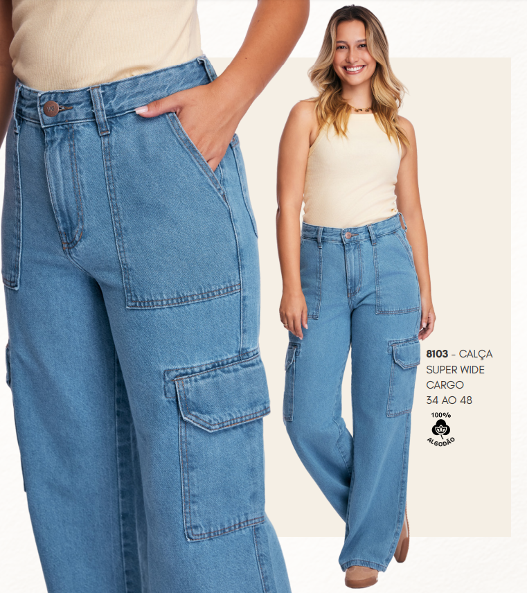 CALÇA FEM ADT WIDE LEG